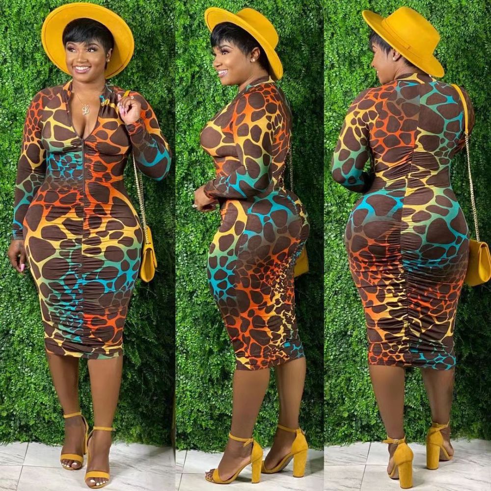 Multi giraffe print